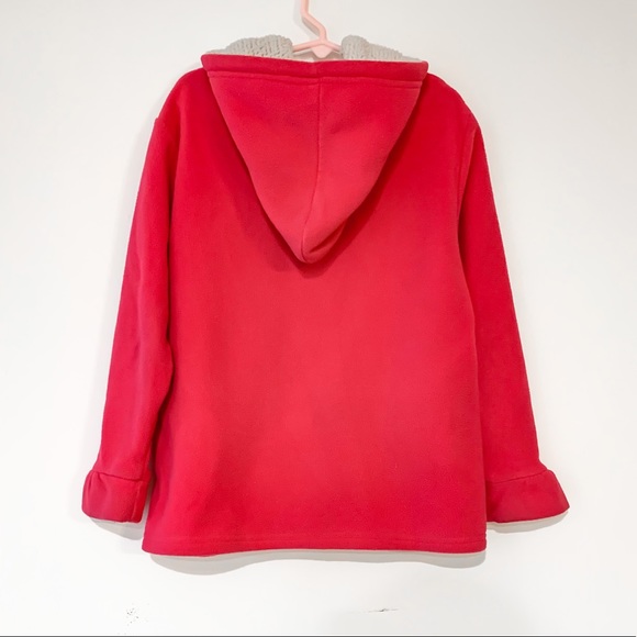 Girls pink fleece jacket size 8 - Picture 11 of 12